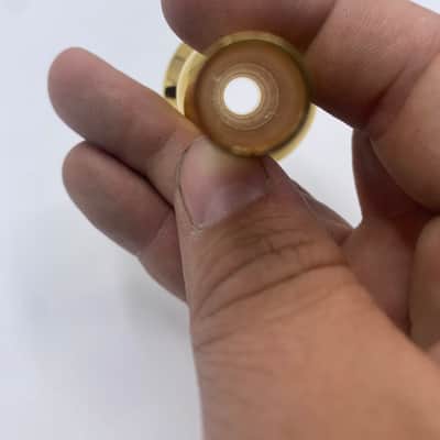 Griego Alessi 3D Gold Plated Large Bore Mouthpiece image 2