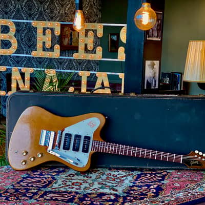 1966 Gibson Firebird III Sparkling Burgundy Metallic Non-Reverse image 24