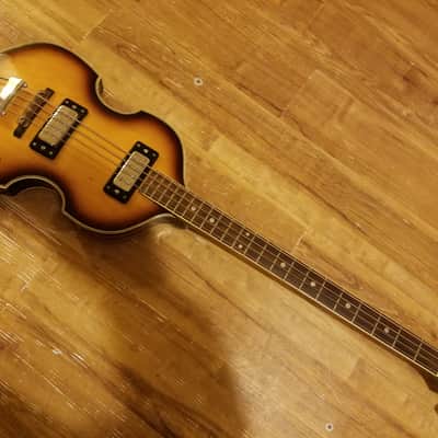 Crestwood Beatle Bass Hofner Clone Vintage Japan image 1