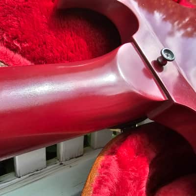 Vintage 1962 Gibson Les Paul (SG) Junior Player Oxblood Red P90 2.4KG Feather Light image 8