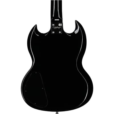 Epiphone SG Tribute Electric Guitar, Ebony image 5
