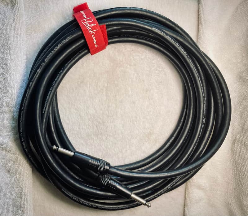 90’s Monster Cable ‘The Studio Pro’ 1/4" TS Straight to Straight Instrument Cable 21 Feet - Neutrik Connectors image 1