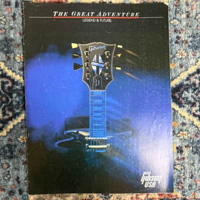 1987 Gibson The Great Adventure Legend & Future Vintage Guitar Catalogue! E14-1 image 1