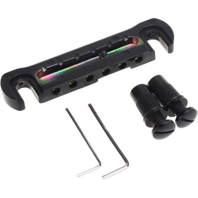 Adjustable Intonated Wraparound Bridge Tailpiece for Les Paul Style Electric Guitar image 3