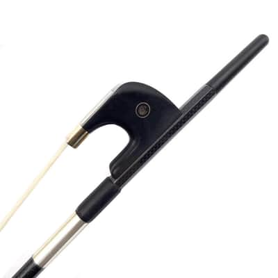 1pcs Advanced plaid Level Carbon Fiber Double Bass Bow German Style 3/4 image 4