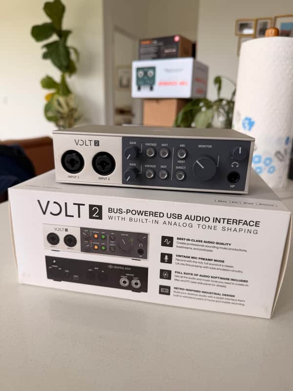 Universal Audio Volt 2 USB-C Audio Interface 2021 - Present - Tan / Gray image 1