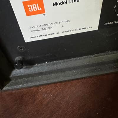 JBL L166 vintage speakers image 7