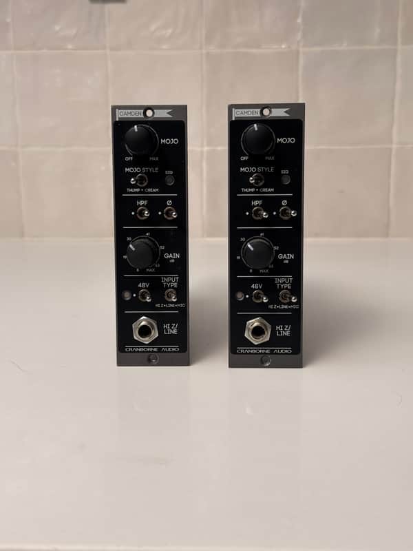 Cranborne Audio Camden 500 Series Microphone Preamp 2020 - Present - Black image 1