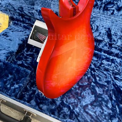 ♚ PRISTINE ♚ 2017 RICKENBACKER 350V63 Liverpool ♚ LUSH DEEP FIREGLO !♚ 6.2 LBS !♚ TOASTERS♚SAVE ££s. *360*330*325 image 20
