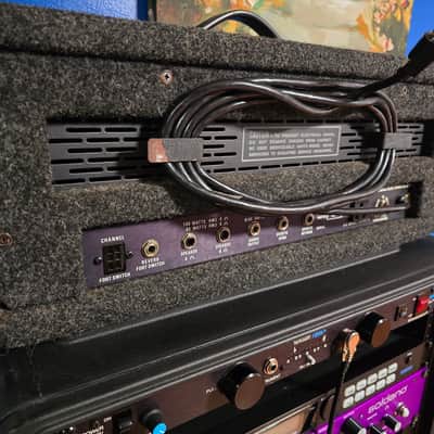 Randall RG80ES 2-Channel 100-Watt Solid State Guitar Amp Head 1980s - Black image 7