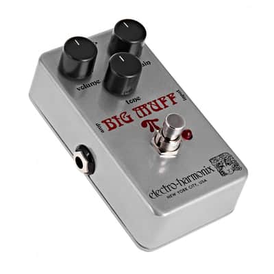 Electro-Harmonix Ram's Head Big Muff Pi Fuzz Guitar Effect Pedal - Silver image 3