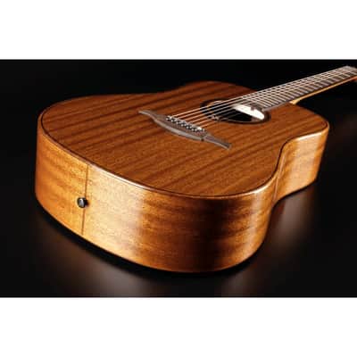 Lag Tramontane T98D | Dreadnought Acoustic Guitar, Natural. New with Full Warranty! image 7