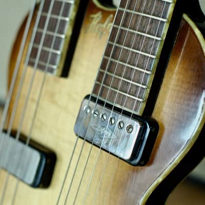 Hofner 191 Double Neck 4 & 6 String Vintage Bass/Guitar Circa 1961-64' image 5