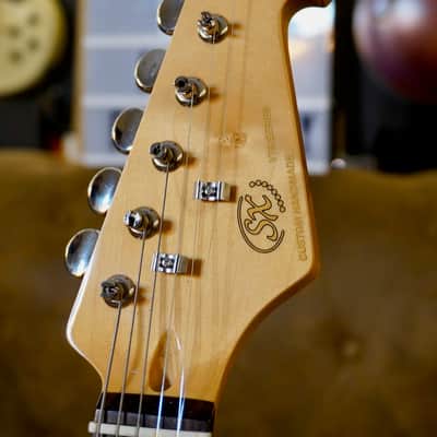 SX Guitars SST 62 3/4 Size ( Child Guitar / Traveler) Lake Placid Blue image 7