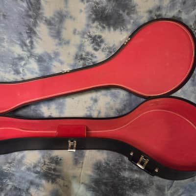 Vintage RARE 1965 Harmony 5 String Banjo Soft Shell Case Hang Tags Head Lug Tool Included image 8