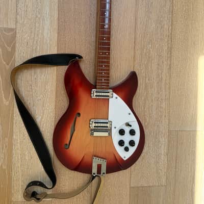 1998 Rickenbacker Model 1997 Rose Morris Reissue - Fireglo image 3