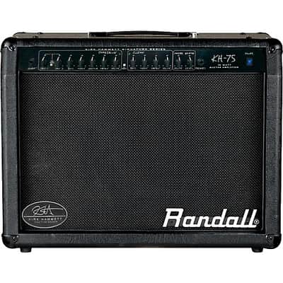 Randall KH75 Kirk Hammett 75W 1x12 Guitar Combo Amplifier Black w/ Footswitch, New, Free Shipping image 1