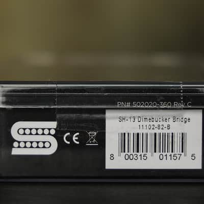 Seymour Duncan SH-13 Dimebucker Humbucker Bridge Pickup BLACK Ceramic Blade image 3