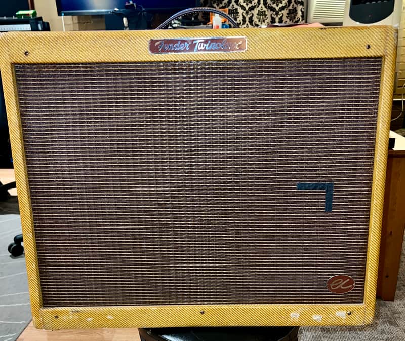 GASLIGHT ANTHEM - Fender EC Twinolux Eric Clapton Signature 40-Watt 2x12" Guitar Combo 2012 - 2016 - Tweed image 1