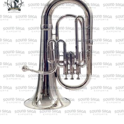 Brand new Euphonium 3 valve Silver Chrome Finish image 3