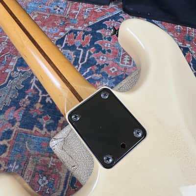 1985 Fender Boxer Stratocaster Model ST-555 w/System I Trem - Vintage White image 22