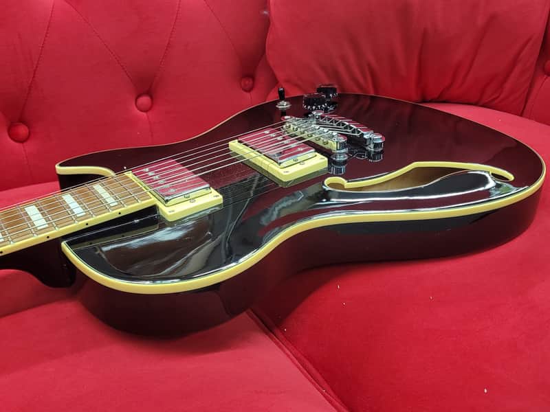 Ibanez AXD71-BK-12-01 Black Semi Hollow Electric Guitar LP, T | Reverb