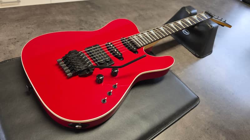 Jackson Custom Shop Telecaster 1987 Ferrari Red HSS Made in USA Vintage American San Dimas pre-Fender 80s Guitar KAHLER KILLER Floyd Rose image 1