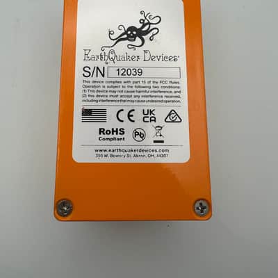 EarthQuaker Devices Special Cranker 2022 - Present - Orange x82 image 3