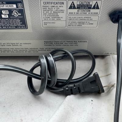 Sony DVP-NC600 5-Disc Carousel Changer CD/DVD Power Tested No Remote image 10