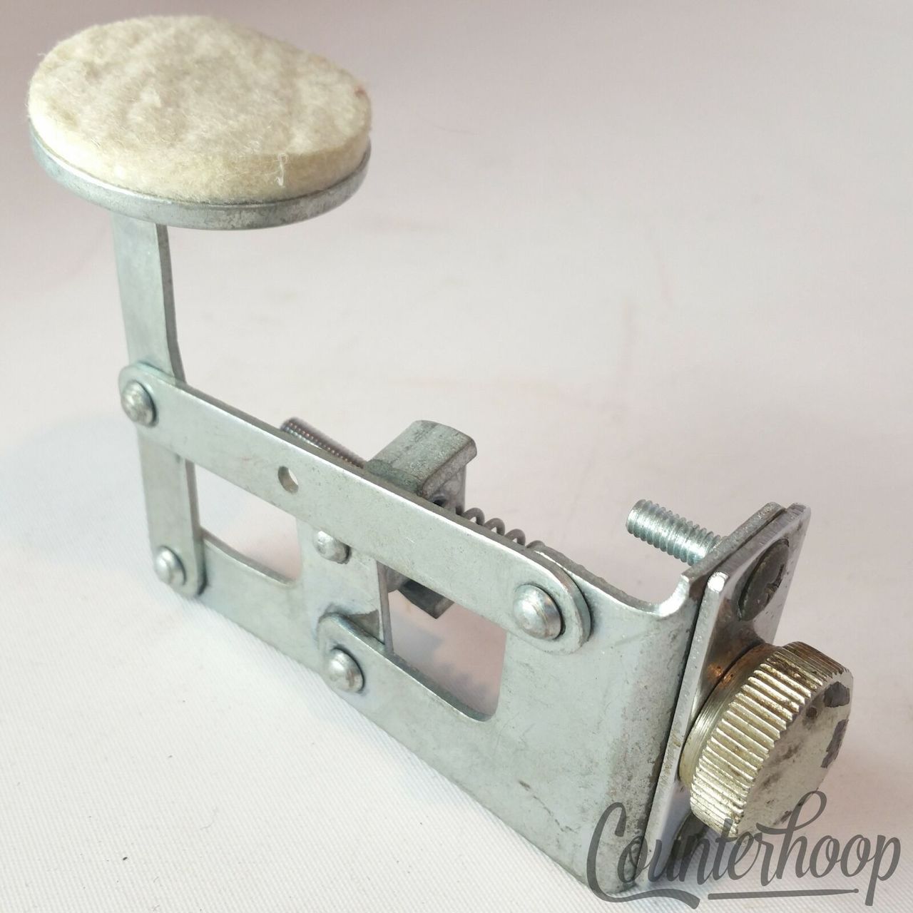 Pearl Sonor-Style White Felt Muffler Snare/Tom/Floor Drum 1/2"Damper Vintage 60s — main photograph