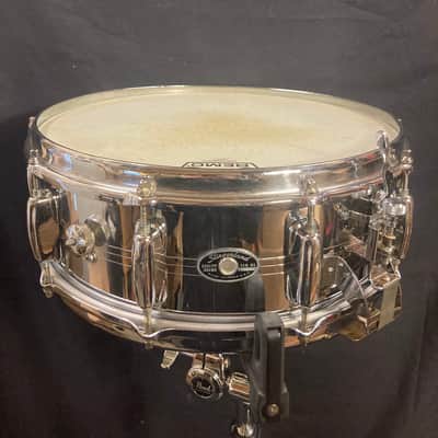 Slingerland - 5x14" Radio King 10-Lug Snare Drum. 1968–1972 - Chrome over Brass image 1