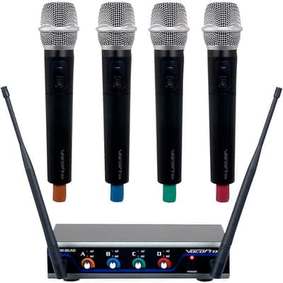 VocoPro USB-ACAPELLA-4 4-Channel Wireless Microphone/USB Interface Package, 902-927.2mHz Regular Set A image 2