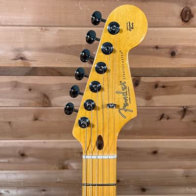 Fender American Professional Classic Stratocaster HSS Electric Guitar - Faded Black image 3