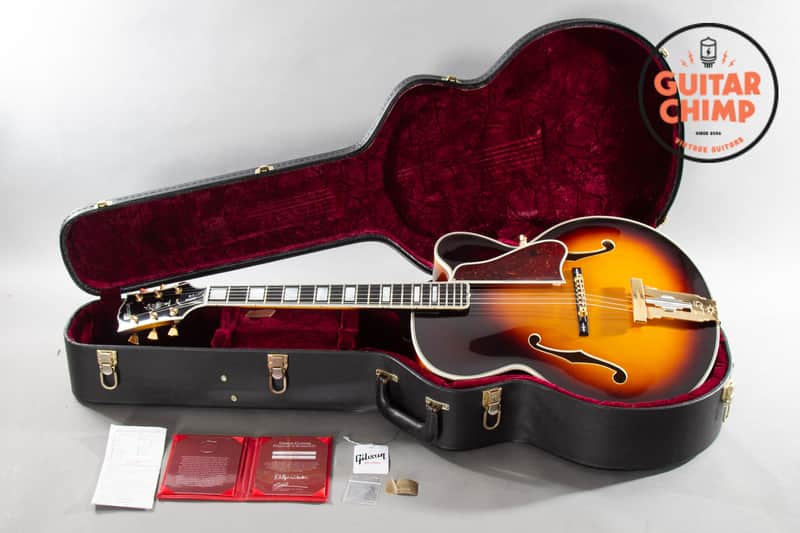2014 Gibson Crimson Custom Shop L-5 Premier Archtop Acoustic Guitar Vintage Sunburst image 1