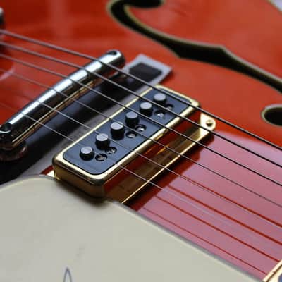 GRETSCH G6120DE Duane Eddy Signature Hollow Body Desert Sunrise, Hardcase, Papers, 3, 18 KG image 11