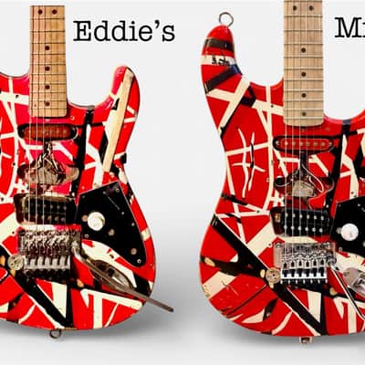 Eddie Van Halen Frankenstrat, Frankenstein Replica Guitar Build, not an EVH image 10