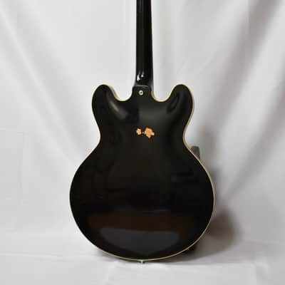 RARE! 1968 Gibson ES-335TD Custom Colour Factory Black w/OHSC & Paperwork image 7