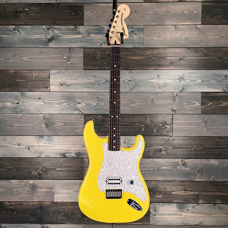 Fender Limited Edition Tom Delonge Stratocaster, Graffiti Yellow image 1