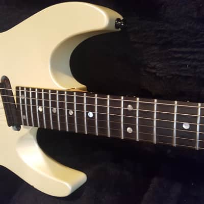 Kramer ProAxe Standard 1989 Pearl White w/OHSC Vintage Seymour Duncan Trembucker Hotrail image 8