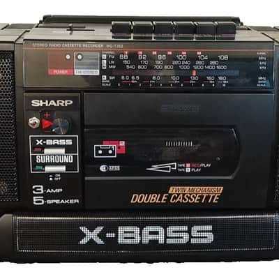 SHARP WQ-T352 Rare Vintage Cassette Deck Boombox Custom Japan Serviced Warranty image 1