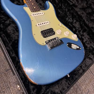 Fender 2025 Fender Custom Shop W25 Custom Deluxe Stratocaster Relic S1 HSS 2025 - Aged Lake Placid Blue image 1