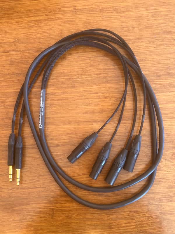 Mogami / Neutrik / LA Pro Audio 2-Channel Insert Cable | Made from Mogami 2931 & Neutrik Gold | 2 x 1/4" TRS to 4 x XLR image 1