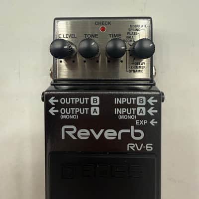 Boss Roland RV-6 Digital Reverb Stereo Guitar Effect Pedal + Original Box image 3