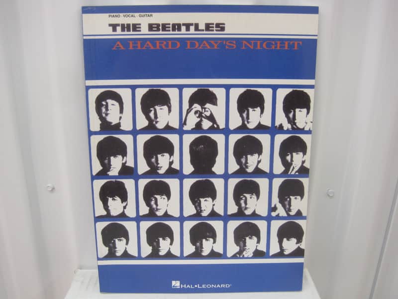 The Beatles A Hard Day's Night Piano Vocal Guitar Sheet Music Song Book Songbook image 1