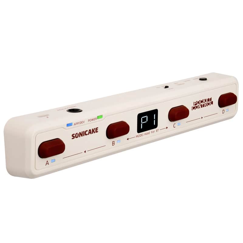 New Sonicake Pocket Control Wireless MIDI Controller - 4 Programmable Footswitches image 1