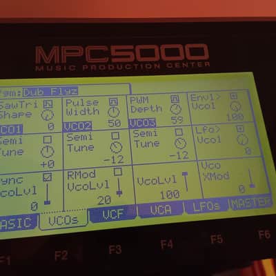 New green display for Akai Mpc 5000 (price for a limited time)