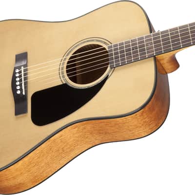 Fender CD-60 Dreadnought Acoustic Guitar - Natural w/ Hard Case image 5