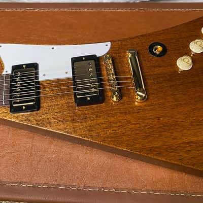 NEW! Gibson Custom 1957 Mahogany Moderne Reissue Electric Guitar - Antique Natural, VOS - 7.3lbs - G07318 image 7