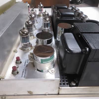 Fisher X 202B Integrated Amplifier early 1960's - Champagne finish image 6