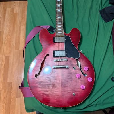 Epiphone ES-335 Figured 2021 - Present - Raspberry Burst image 2